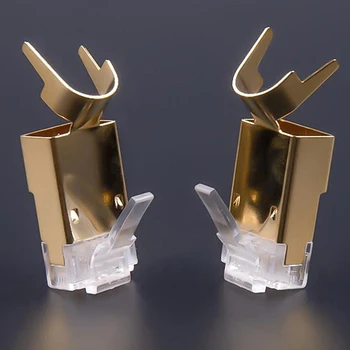 

Vention RJ45 Connector Cat8 8P8C Modular Ethernet Cable Cat 8 FTP Head Plug Gold Plated RJ45 Crimp Network Connerctor Cat8