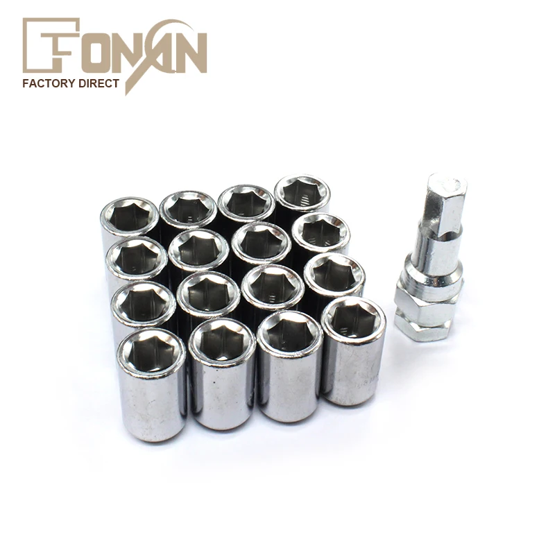 

X16 Chrome Acorn Tuner Lug Nuts 12x1.25