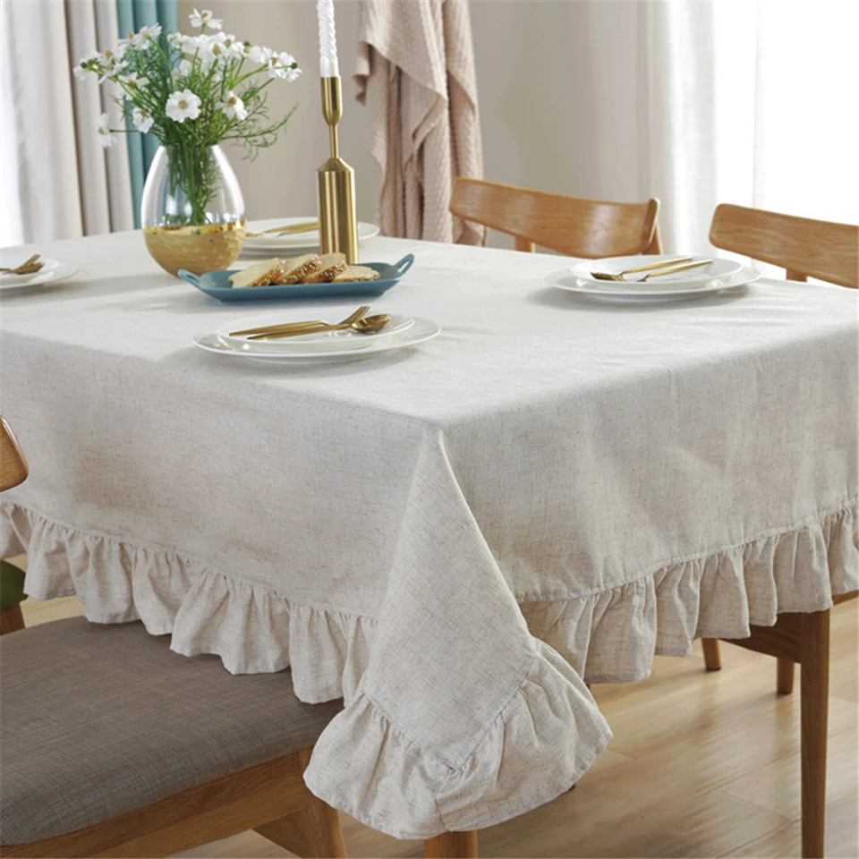 Бежевые кружевные скатерти макраме для прямоугольного стола, домашнего кухонного стола, постельное белье для отеля, свадебная скатерть для обеденного стола, Tafelkleed Nappe