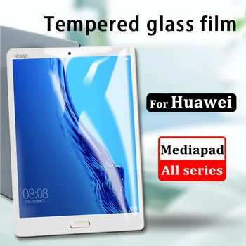 

9D Curved Edge Tempered Glass For Huawei MediaPad P20 M5 Lite Pro 10.8 8.4 M3 Lite 10.1 8 Screen Protector For MediaPad T3 10"