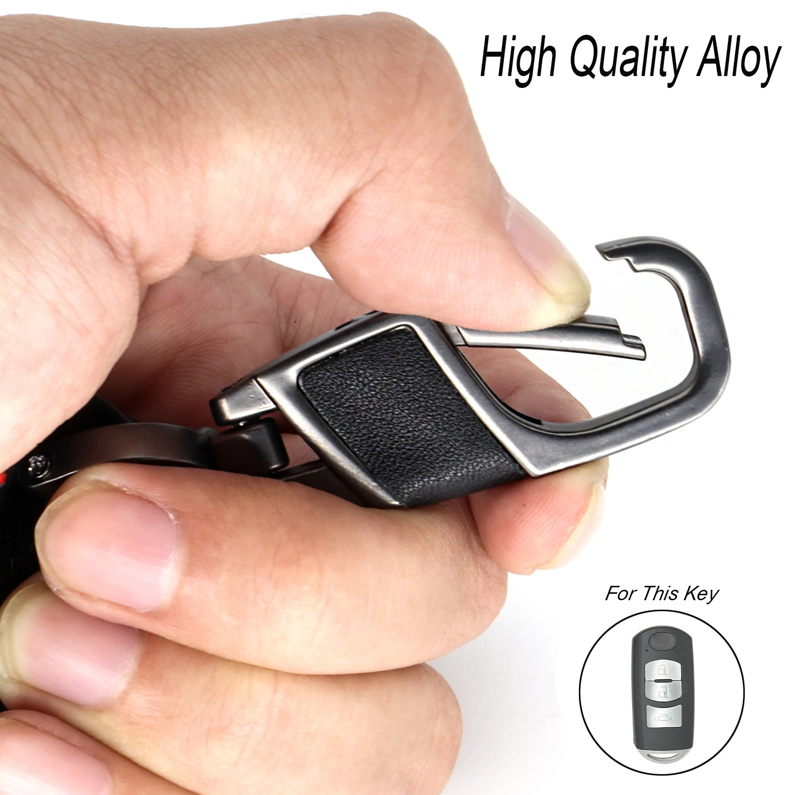 Cover chiave telecomando per MAZDA 2 3 5 6 CX-5 CX-7 Miata MX5 Shell Jacket Protector - Hfdf764c63bed488e871903db6debdf99T