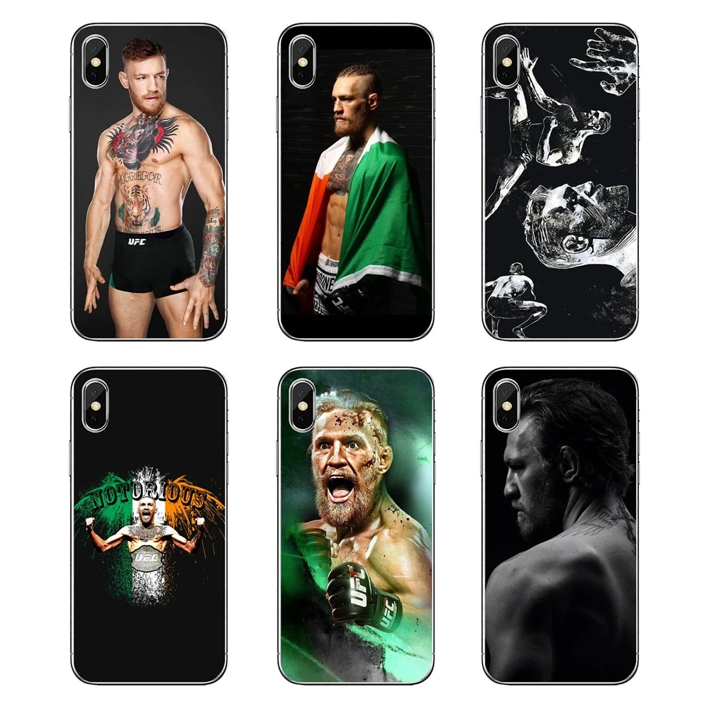 

For Samsung Galaxy Note 8 9 S9 S10 A8 A9 Star Lite Plus A6S A9S harajuku hombre The Notorious Conor McGregor UFC Ultra Thin Case