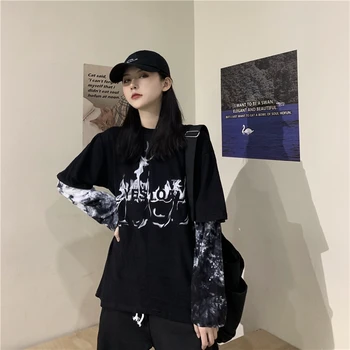 

Black Jazz Dance Tops Women Printing Hip Hop Blouse Street Dance Performance Clothing Dj Rave Outfit Practice Clothes DCC039