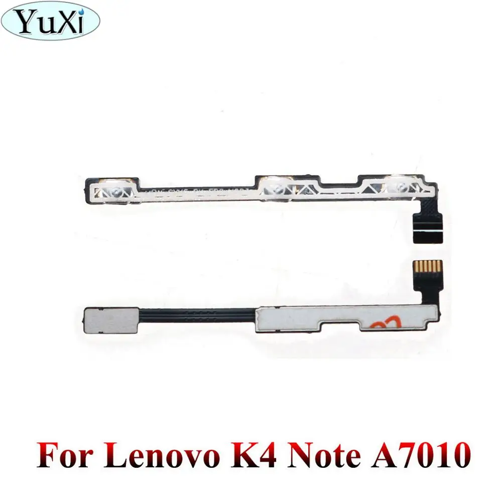 Юйси для lenovo A2010 A2020 A536 A5000 A6000 A606 K900 A7000 K3 K4 K5 note кнопка включения и выключения звука гибкий кабель - Цвет: K4 Note A7010