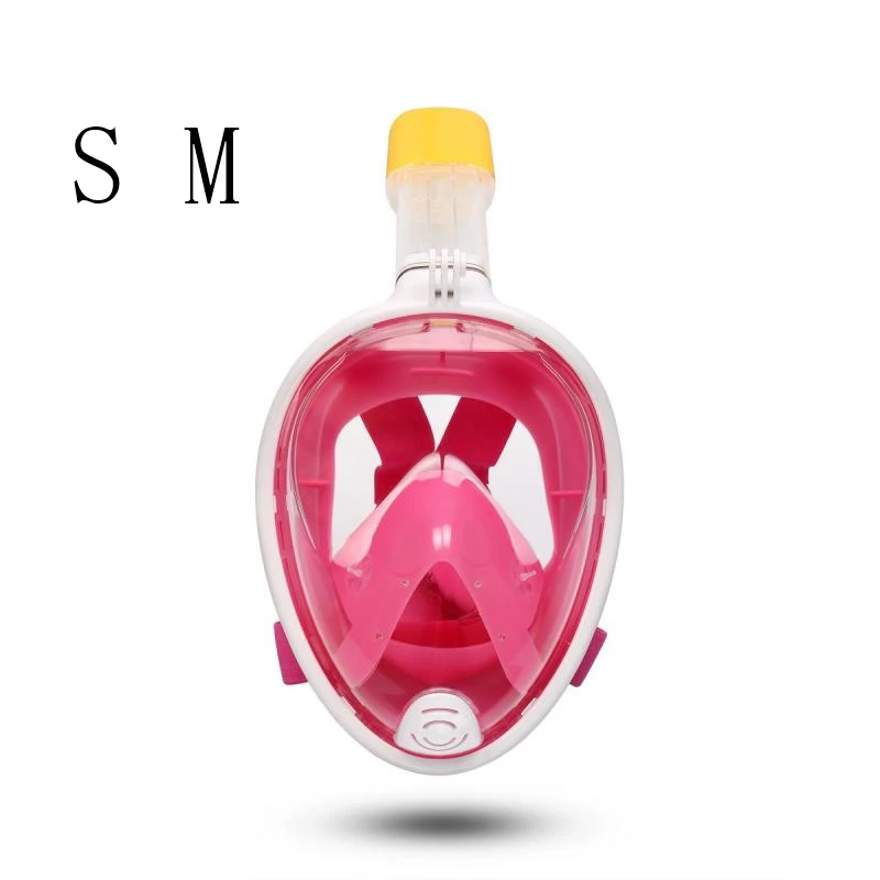Pink S M Противотуманная маска для подводного плавания для плавания силиконовая арочная поверхность маска для подводного плавания - Цвет: Pink S M