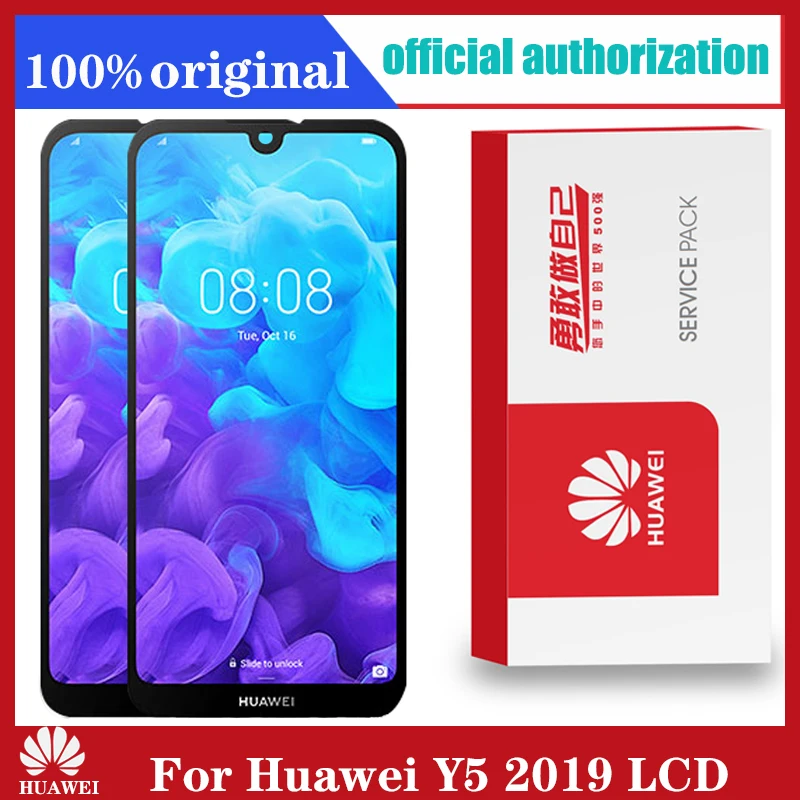 Оригинальный ЖК дисплей 5 71 дюйма с рамкой для замены дисплея HUAWEI Y5 2019 дигитайзер