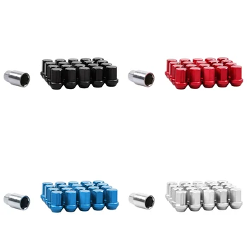 

20 Pieces Universal Car M12 1.5 Wheel Lug Nut Aluminium Wheel Bolts