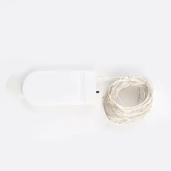 

Super Bright 3m Waterproof 30 Led Silver Wire String Light Christmas Wedding Party Decoration Lamp IP66 With Button Battery