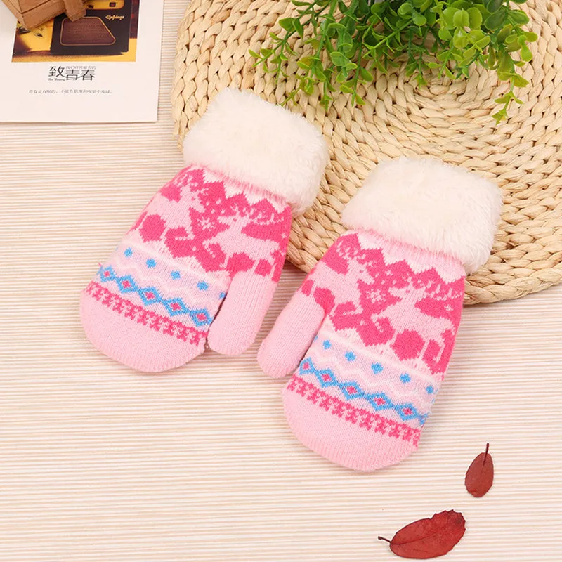 Детские перчатки для малышей; рождественские варежки для новорожденных; теплые зимние перчатки для маленьких девочек и мальчиков; Детские рукавицы для новорожденных