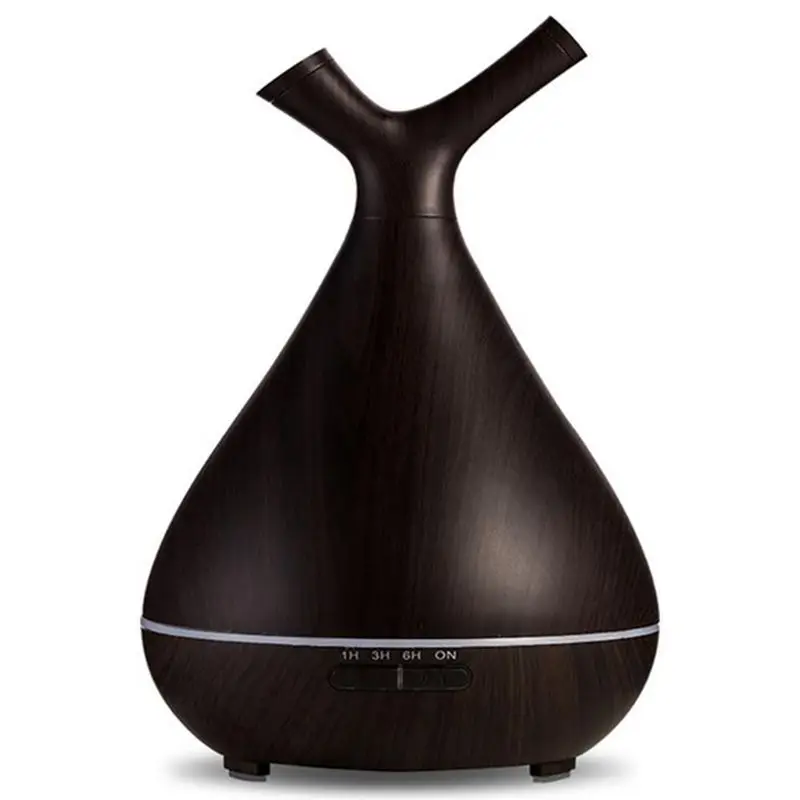Dark Wood Us Plug 400Ml Branch Essential Oil Diffuser Mini Aroma Lamp Mist Maker Electric Ultrasonice Aroma Air Humidifier Diffuser - Цвет: Dark Wood
