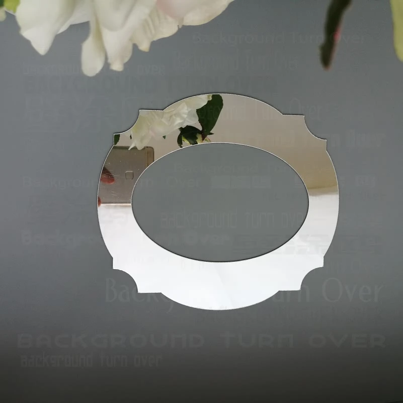 4 шт. магнитные тонкие зеркальные рамки для фотографий|Рамка| |