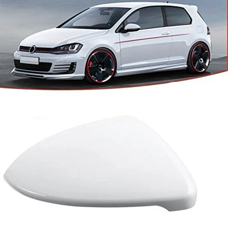Для Golf MK7 Golf 7 G TI TSI 17 передний правый белый боковое зеркало заднего вида крышка 5G0857538E
