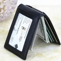 RFID Men's Leather Slim Bifold Money Clip Wallet Front Pocket Credit Card Holder 2