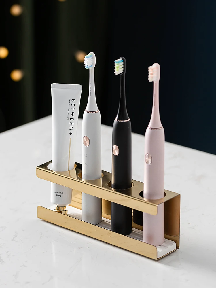 Gold Light Luxury Free Punch Suction Wall-mounted Cup Holder Kitchen Bathroom Home Decoration Glass Cup Holder cup dispenser