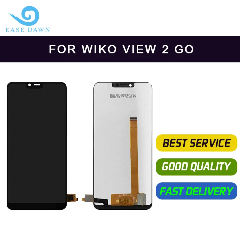 Для Wiko VIEW 2 GO lcd ips экран + сенсорная панель дигитайзер сборка для дисплей Оригинал |