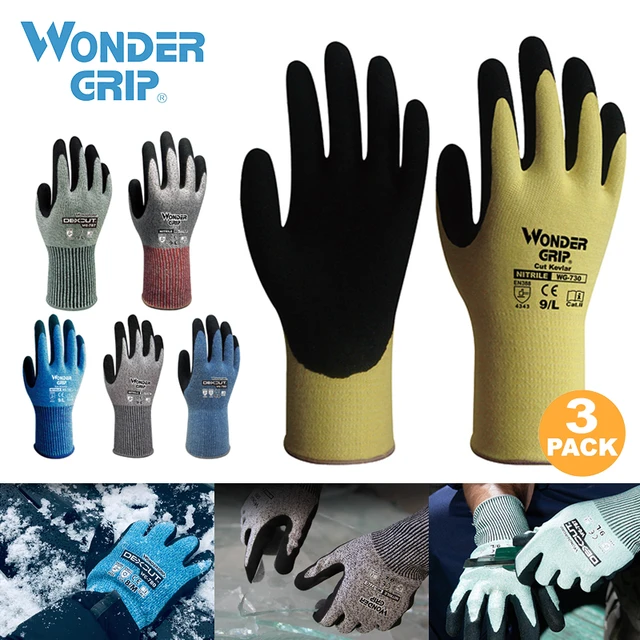 12 Pairs Work Gloves Thicker Grip Protection Labour Gloves for Outdoor  Cooking Gardening Men Women Warehouse Industrial - AliExpress