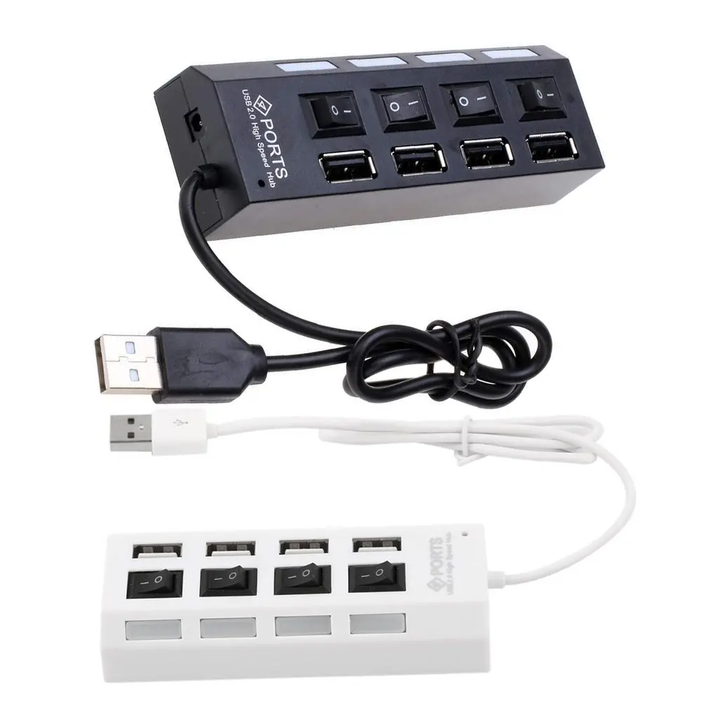 Высокая Скорость 4 Порты и разъёмы USB 2 0 внешнего мульти расширительный
