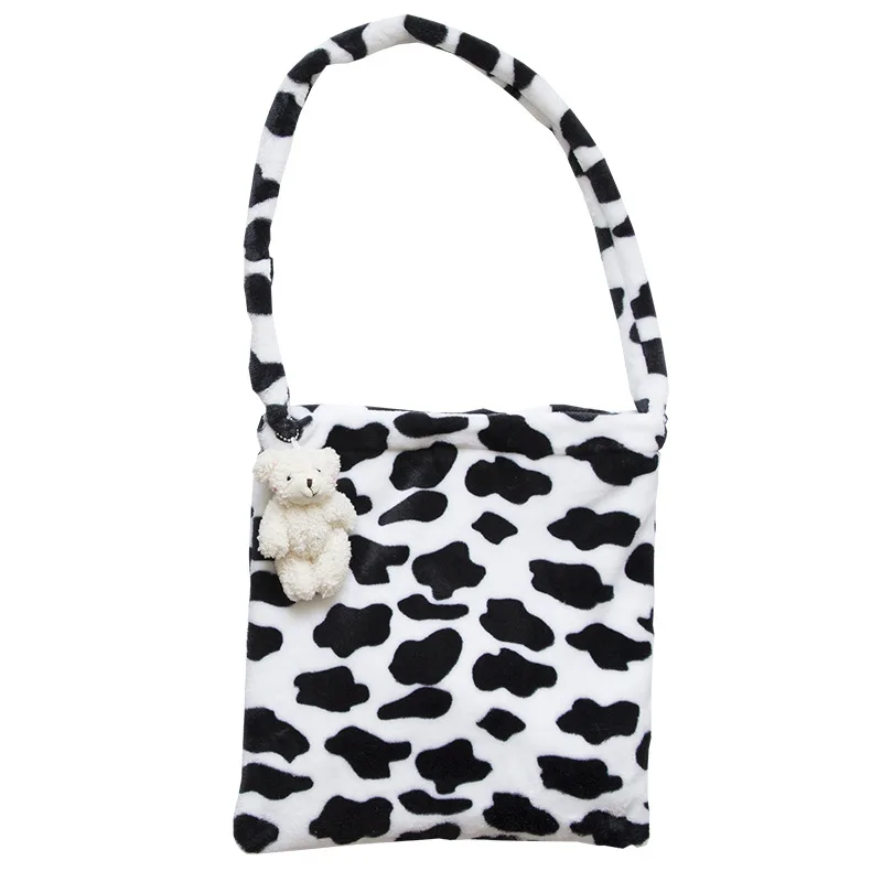 Новая Оригинальная дизайнерская милая сумка через плечо из коровьей кожи