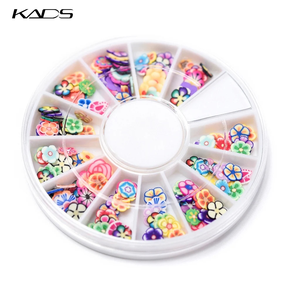 KADS Ногтя Совет Fimo Украшения Кусочек Цвет Полимер Ломтик Мягкий Керамический