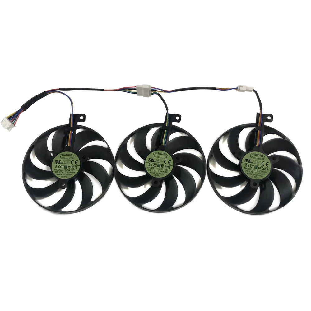 Sett129215supld09210s12hfdc10h12s9-cventilador Placa de Vídeorefrigerador Gpurefrigeração Vgapara Asus Rog Strix Rtx 2080 ti Gamingpara Asus Rog-strix-rtx2080s-o8gpara Asus Rog Strix rx 5700 oc 8g Gaming Pcs - Imagem 4