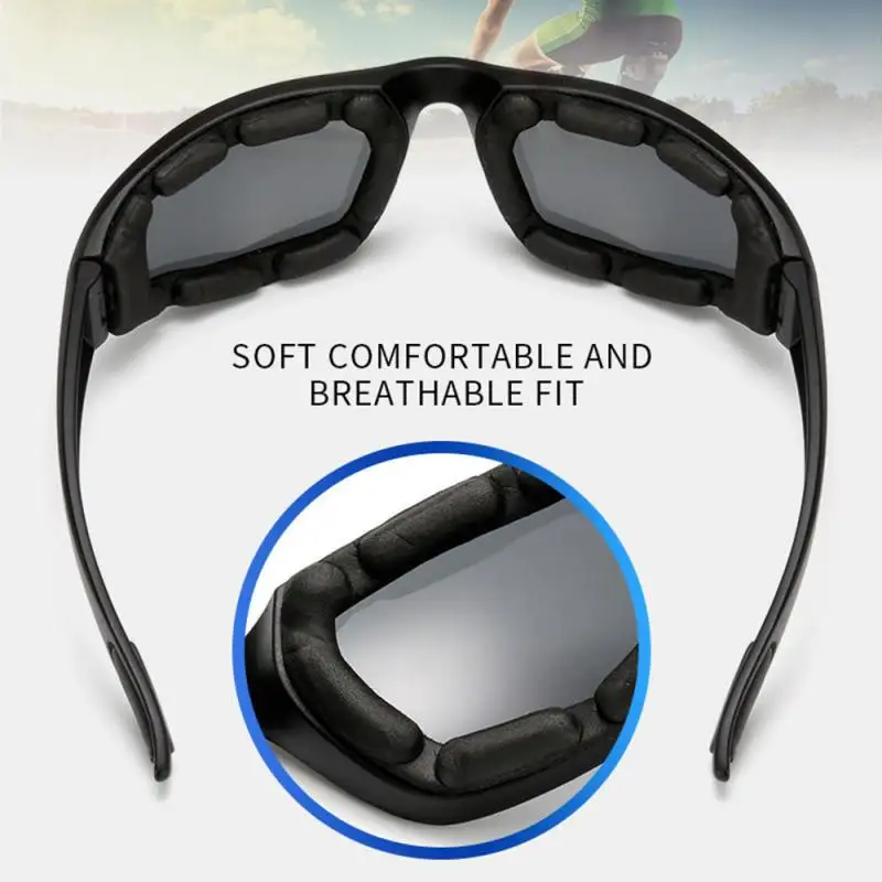 Ветрозащитные мотоциклетные очки для мотокросса, армейские солнцезащитные очки, велосипедные очки, спортивные велосипедные очки, мотоциклетные мужские очки