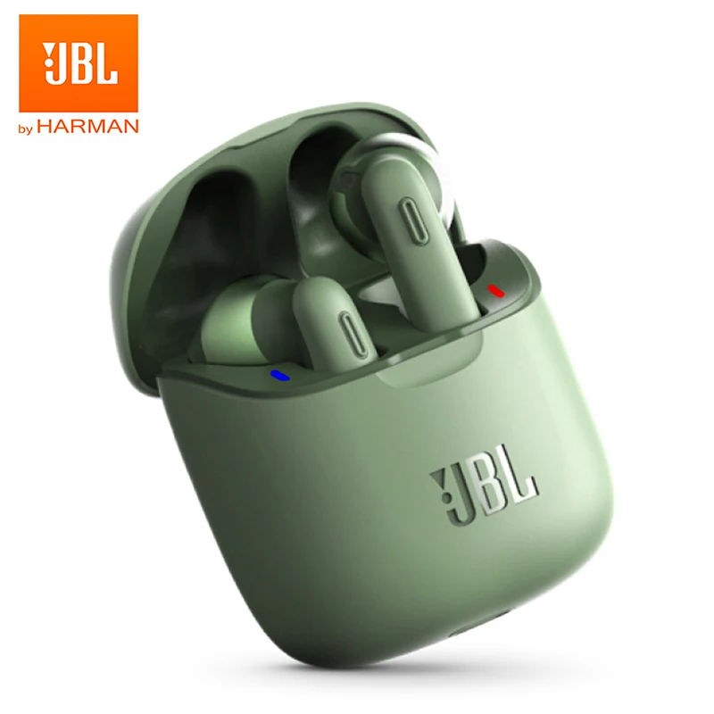 Original JBL Tune 220TWS Bluetooth V5 0 Earphones Wireless Earbuds In ear with Stereo Mic and Charging Box T220TWS Handsfree