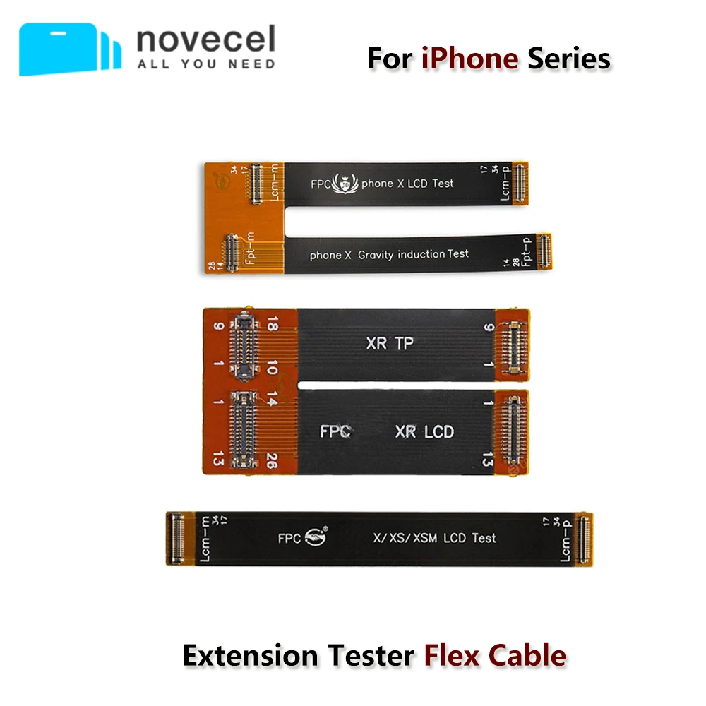 LCD Display Test Touch Screen Extension Tester Flex Cable For iPhone 11 12 Pro X Xs Max XR 6G 6S 7 8 8P Screen Connect Cable|flex cable|lcd extension cablescreen flex cable - AliExpress