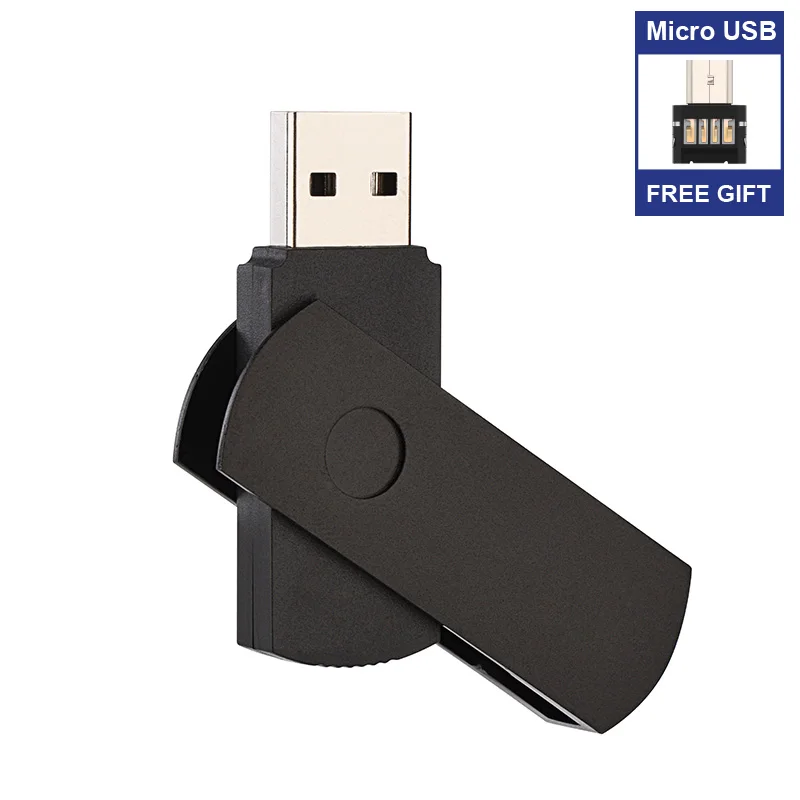 

Gift Micro USB adapter Multifunctional USB Flash Drive 32GB 64GB Pen Drive 128GB 256GB Pendrive usb & Usb 2.0 Flash Memory