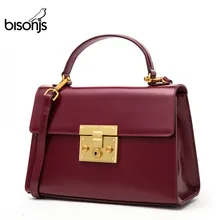 BISON DENIM, натуральная кожа, женская сумка, Ретро стиль, модные женские сумки, роскошные сумки для женщин,, bolsa feminina B1400