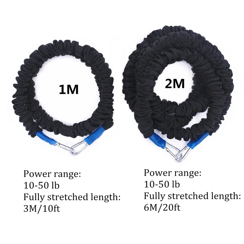Fitness Resistance Bungee Band With Adjustable Belt Speed Training Tool For Running Training Strength Basketball And Football