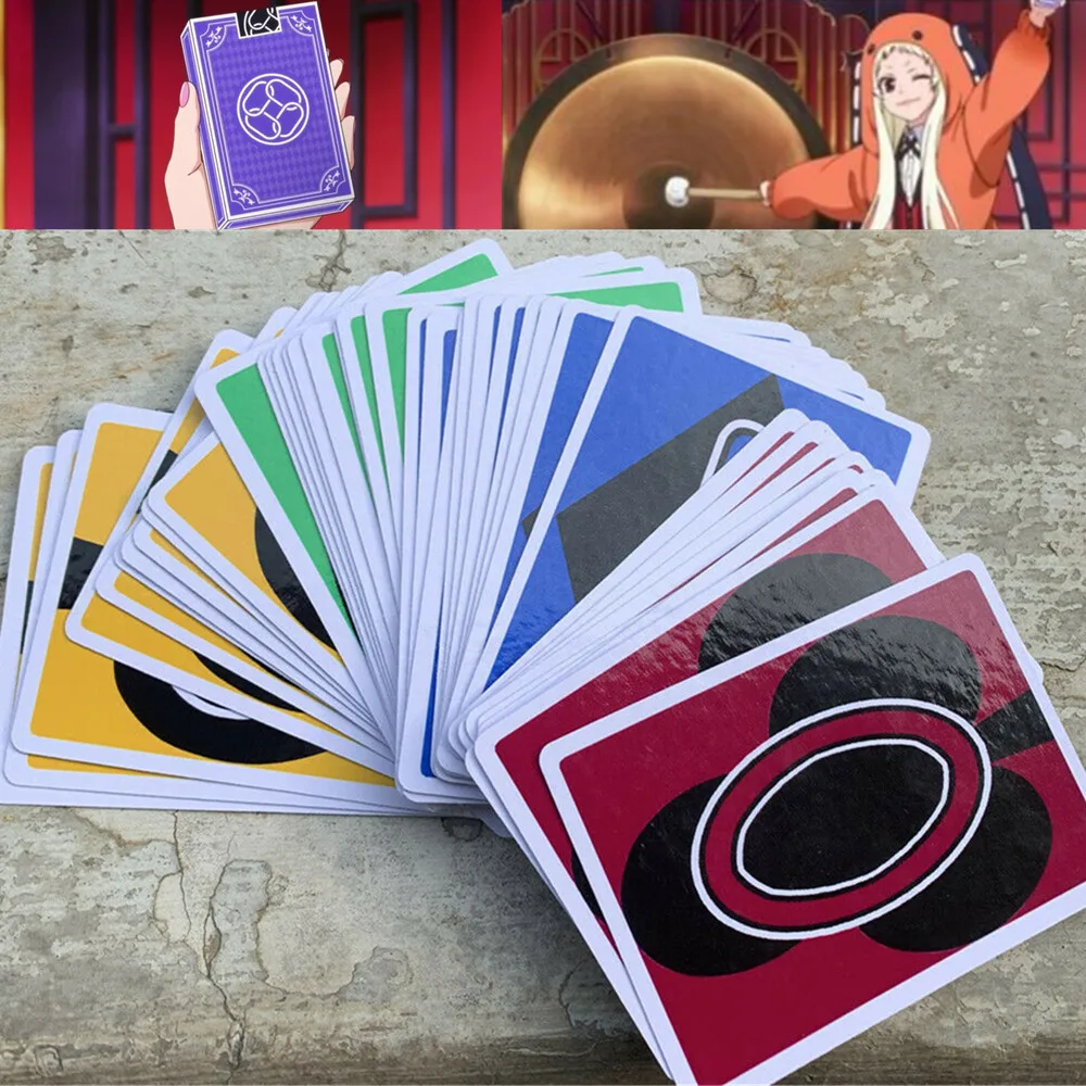 Anime kakegurui jogando cartas brinquedo nim zero cartão de jogo yumeko  jabami cosplay adereços mary ryuta kirari midari runa ponte poker -  AliExpress