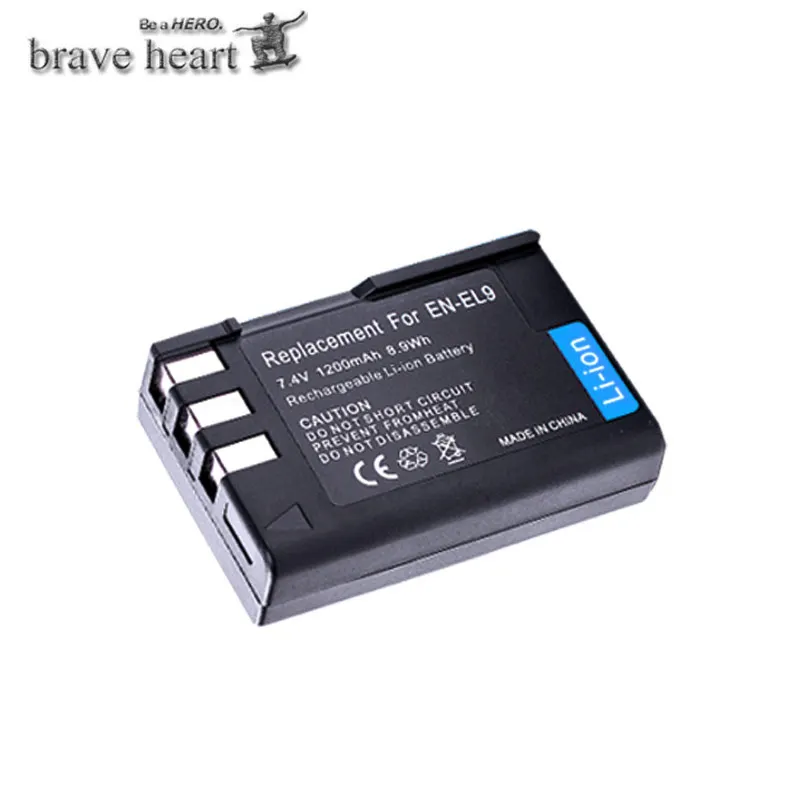 1battery EN-EL9 EN EL9 EN-EL9a EN EL9a EL9a камера Литий-ионный аккумулятор+ двойной USB ЖК-зарядное устройство для Nikon EN-EL9a D40 D60 D40X D5000 D3000 - Цвет: 1battery