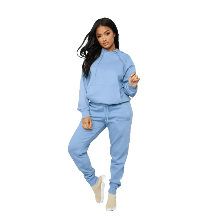 

Оптовая продажа, дропшиппинг 2022, женская зимняя одежда, комплект из двух предметов, толстовка с длинным рукавом и брюки, спортивные костюмы, женский спортивный костюм