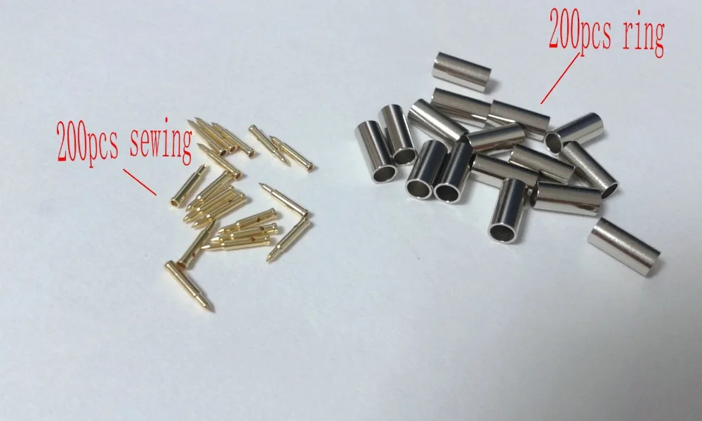 

400pcs (200pcs SMA ring + 200pcs SMA sewing) for RG174 RG316 LMR100 connector NEW