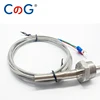 600C 1/2 NPT Waterproof Stainless Steel K J PT100 Thermocouple Sensor Probe 50mm 100mm for PID Temperature Controller 2m 5m wire ► Photo 3/5