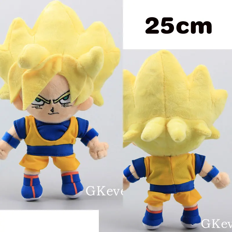 17 стилей Dragon Ball Z Goku Плюшевые игрушки Куклы Аниме Супер Saiyan сон Гохан Zamasu Broly Piccolo Vegeta Majin Buu плюшевые игрушки подарок - Цвет: 25cm