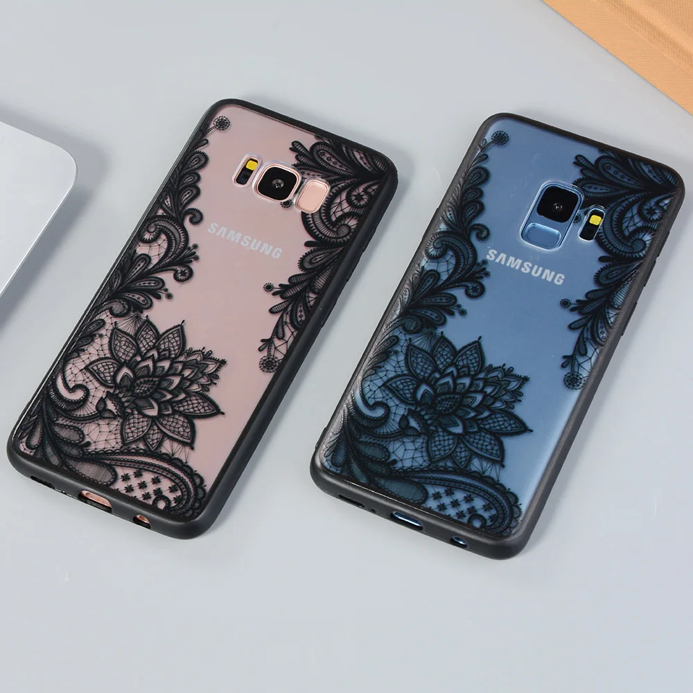 LAPOPNUT полый цветочный кружевной ТПУ силиконовый чехол для Samsung Galaxy A3 J3 J5 2017 J4 J6 Plus A6