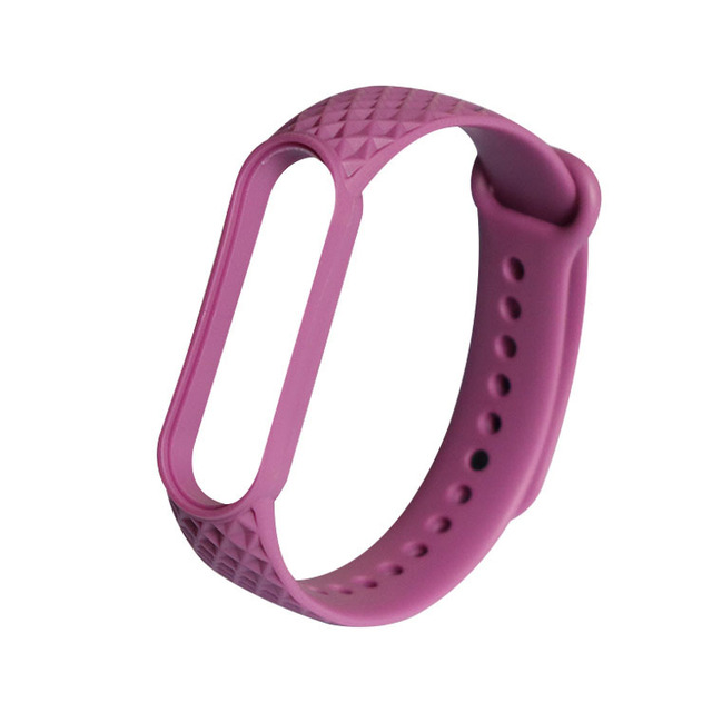 for Xiaomi Band 6 5 4 3 Strap Replacement Wristband MiBand 6 5 Wristband TPU Rhombus Strap for xiaomi Mi Band 5 6 strap