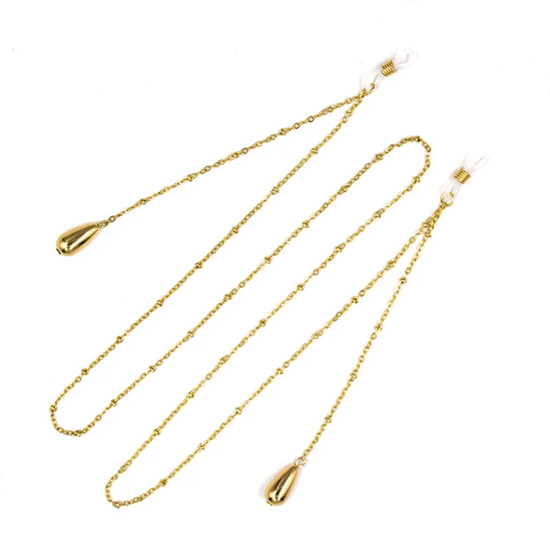 Металлический шнур для очков ремешок Золотой Модные женские солнцезащитные очки цепи ремешок ожерелье цепочка для очков для чтения Держатель Аксессуар