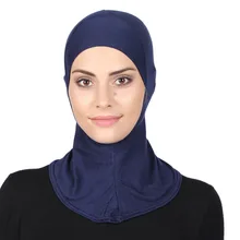 Under Hat Cap Bone Bonnet Ninja Inner Hijabs Women Muslim Islamic Wrap Headscarf Neck Full Cover Scarf 17 Colors Free Shipping Under Hat Cap Bone Bonnet Ninja Inner Hijabs Women Muslim Islamic Wrap Headscarf Neck Full Cover Scarf 17 Colors Free Shipping