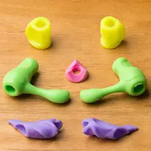 7 шт./компл. нетоксичный детей держатель для карандашей и ручек захват для помощи в письме коррекции осанки инструменты офисные школьные принадлежности, блокноты в перьевых ручек