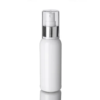 

100Ml Spray Bottle Empty White Plastic Fine Mist Travel Atomiser - Refillable & Reusable Mini Travel Bottles