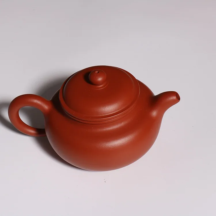 

0783 Yixing Masters Yixing Clay Teapot Zhuni Dahongpao Tea Archaized Pot Country Aid lu wei ping Hand-Made 200 Ml