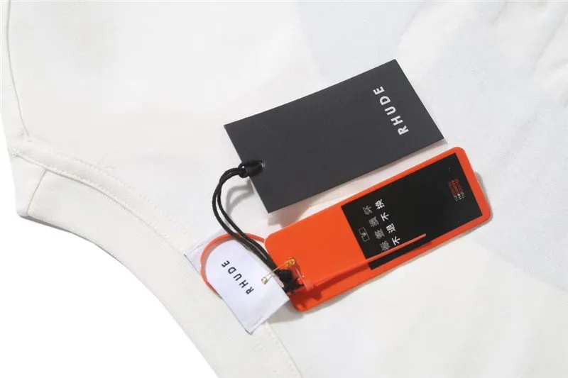 RHUDE x Maxfield LA футболка с длинными рукавами для мужчин и женщин свободная повседневная Япония принт в виде робота уличная футболка RHUDE TESTING