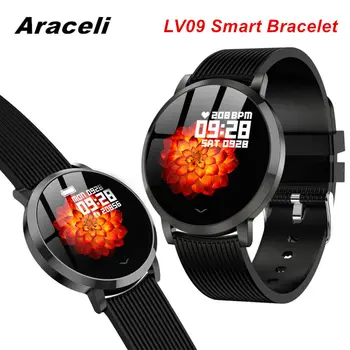 

New LV09 Smart Bracelet Waterproof Band Blood Pressure Heart Rate Monitoring Bracelet Sports Men Women Watch LV09 Smart Bracelet