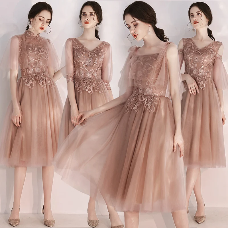 Женские Короткие Формальное вечернее платье размера плюс подружки невесты