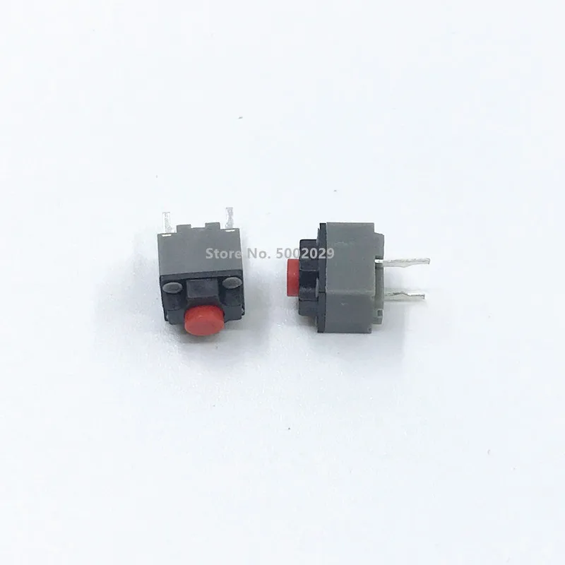 2pcs Kailh square silent mute mouse micro switch button 2pin can replace rectangular micro switch 6*6*7.3mm 8 millions lifetime