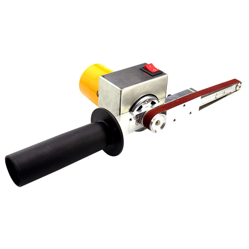 Handheld Electric Belt Sander Mini Sanding Machine Angle Grinder with