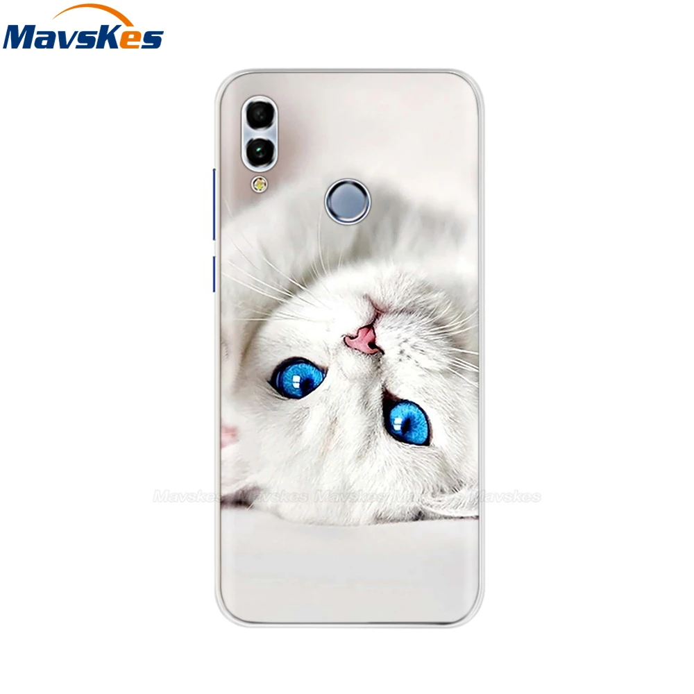 16 Huawei Honor 10 Lite чехол мягкий силиконовый милый ТПУ задняя крышка для Fundas huawei P Smart /Honor 10 удобный телефонный футляр сумки - Цвет: 16