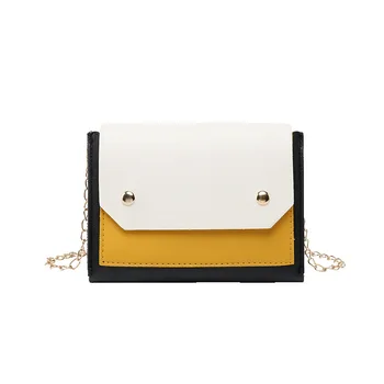 

2020 summer new single shoulder messenger casual hit color mushroom nail ladies small square bag